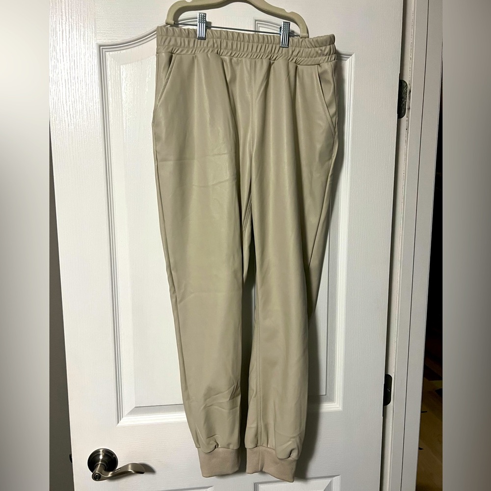 RD Style Pleather joggers